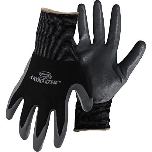 BOSS® 8442M Work Gloves, Medium, Nylon, Black