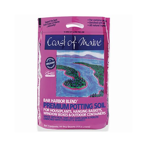 Coast of maine® BH4000 Organic & Natural Potting Soil, 16 qt Container, Bag Container