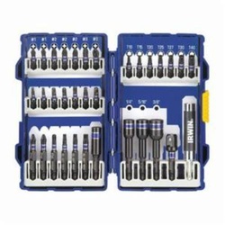 Irwin® Impact Performance Series™ 1840315 Fastener Drive Set, Black Oxide, 33 Pieces, For Use With Impact Drills and Drivers, 1/4 in Shank, Cold Forged High Grade Steel