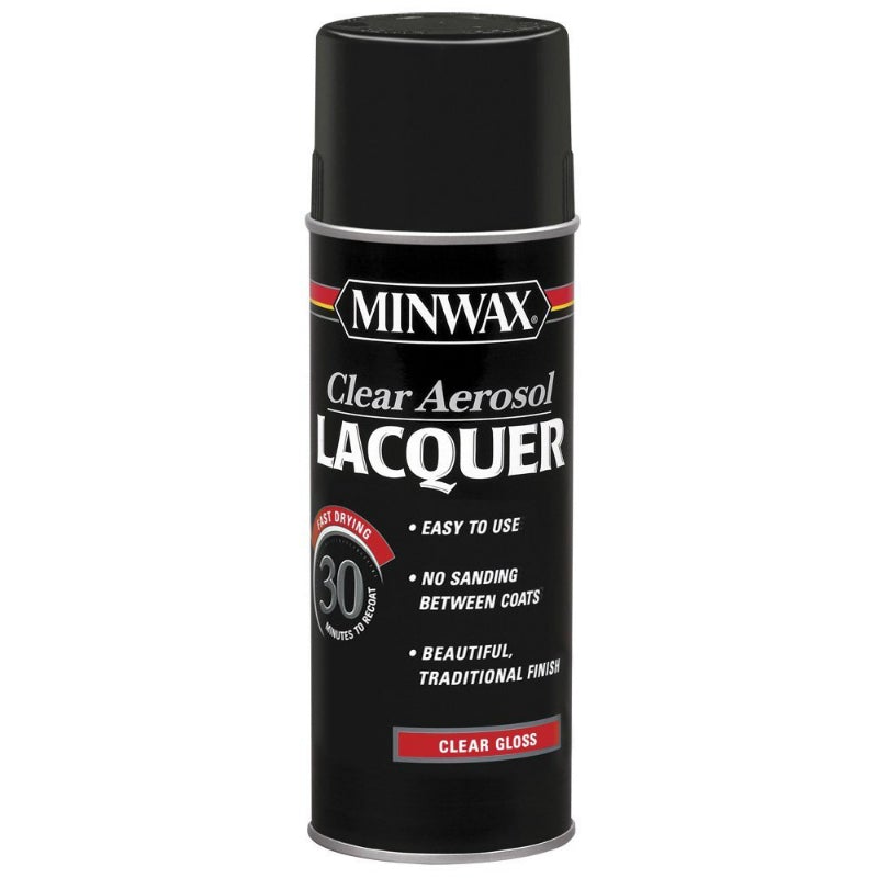 Minwax® 15200 Brushing Lacquer, 11.5 oz Container, Clear