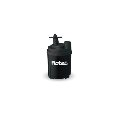 Pentair Flotec PS0S1600X Utility Pump, 1260 gph at 10 ft Lift, 1/4 hp, Thermoplastic Housing, Noryl Impeller